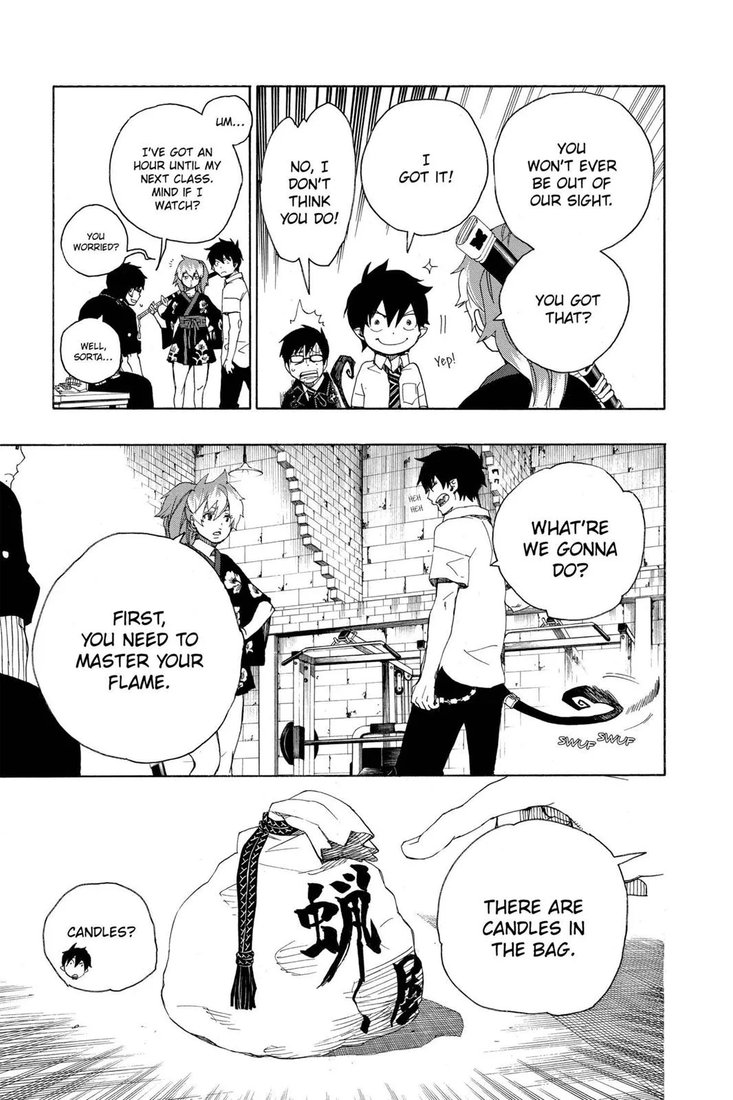 Blue Exorcist, chapter 15, page 19