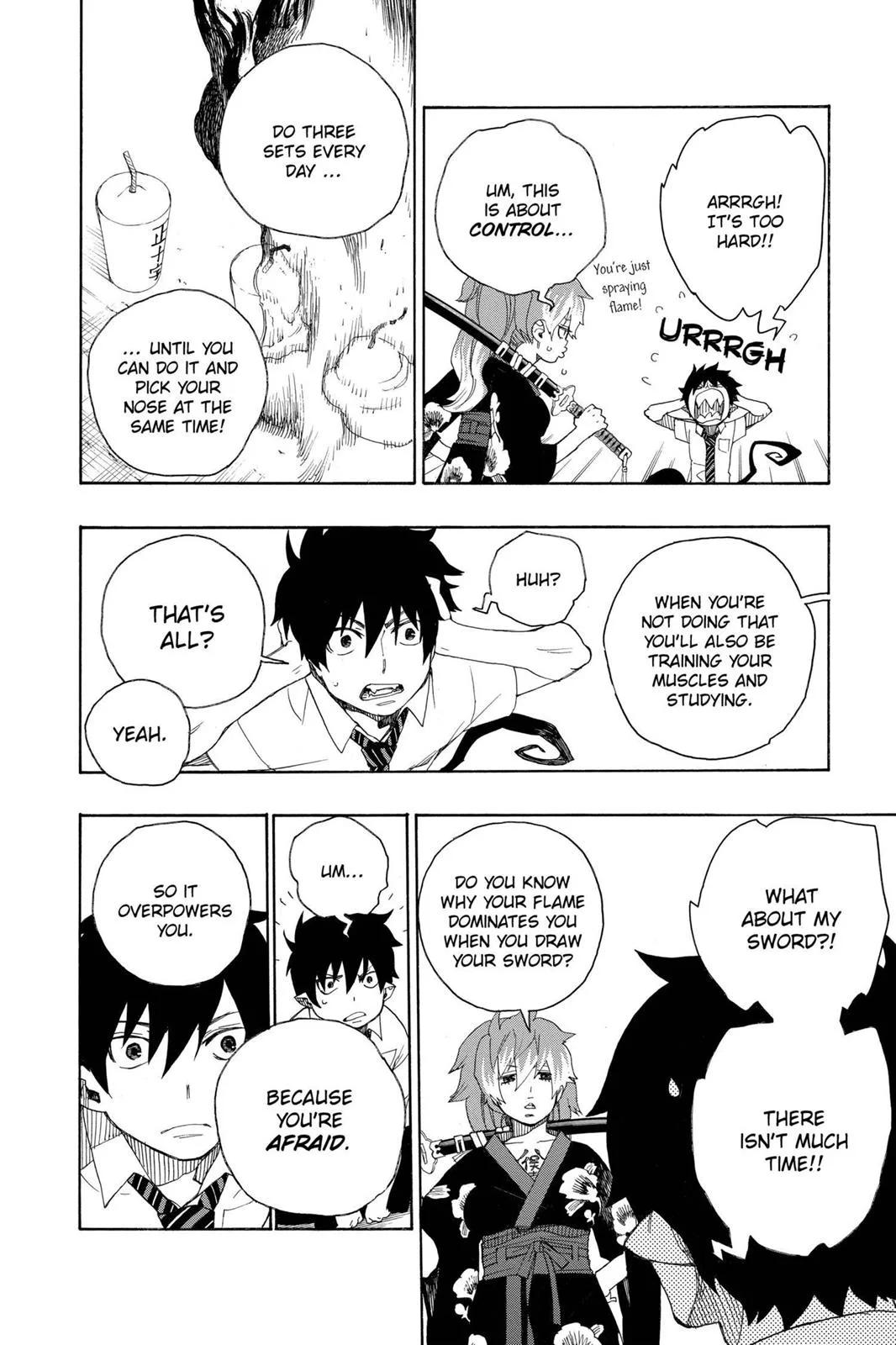 Blue Exorcist, chapter 15, page 22