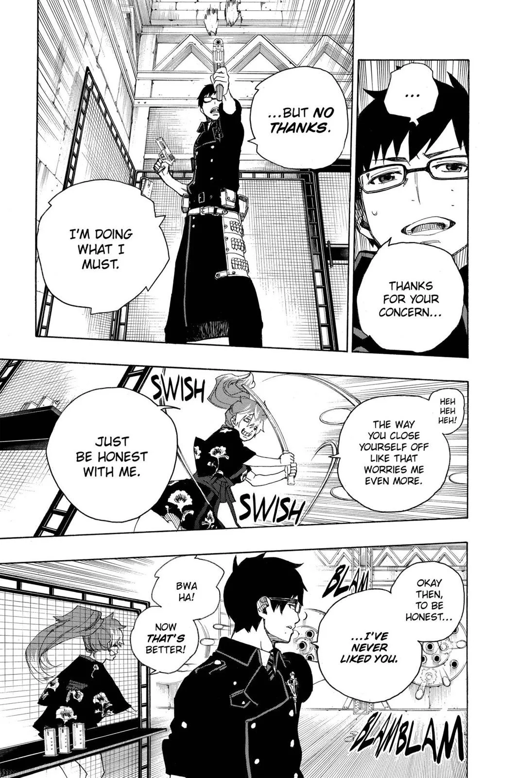 Blue Exorcist, chapter 15, page 35