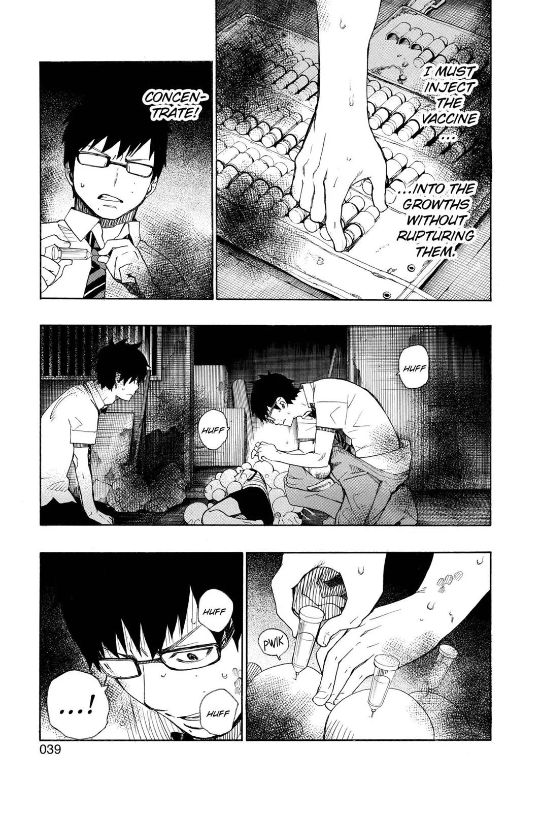 Blue Exorcist, chapter 16, page 39