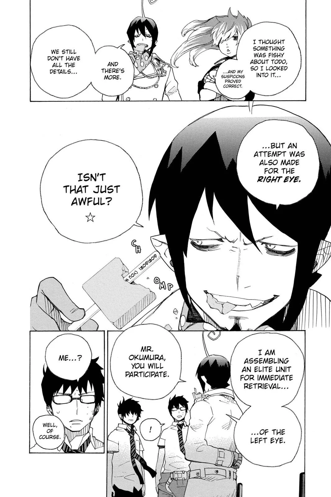 Blue Exorcist, chapter 16, page 46