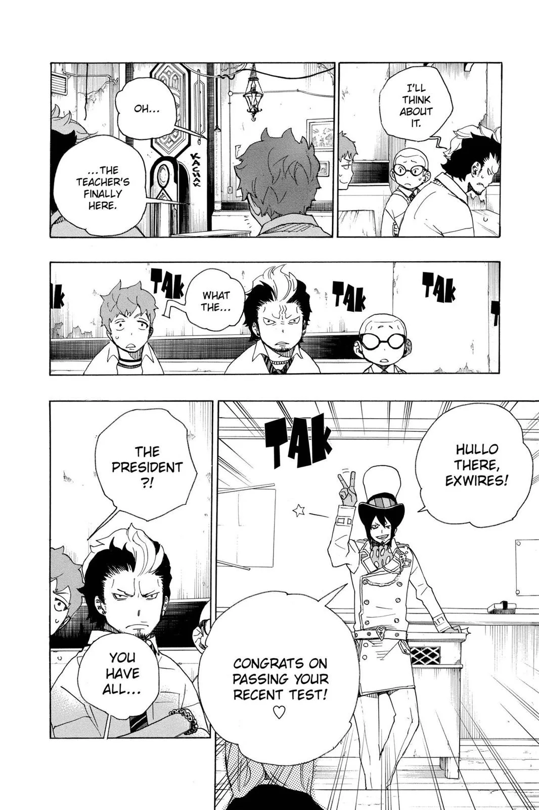 Blue Exorcist, chapter 16, page 52