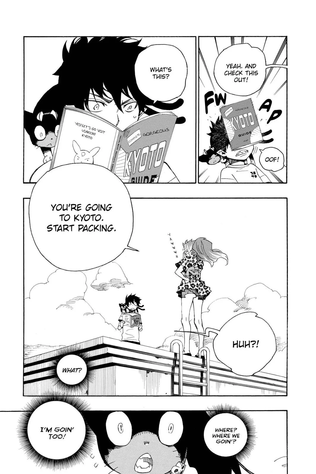 Blue Exorcist, chapter 17, page 3