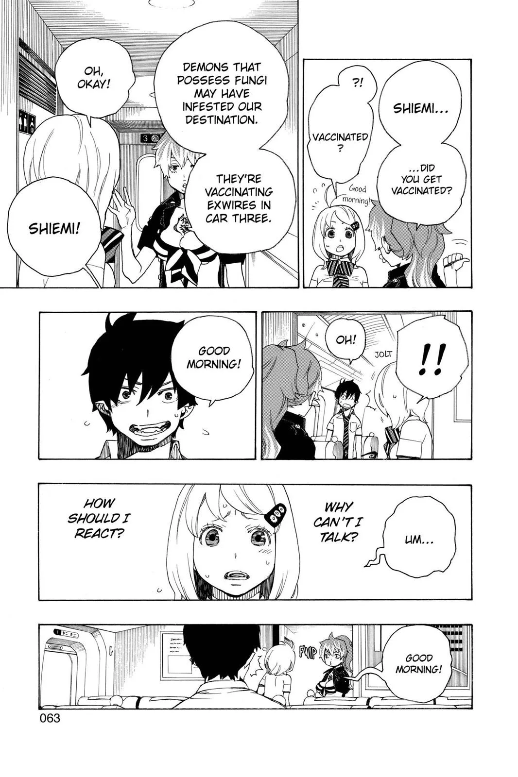 Blue Exorcist, chapter 17, page 9