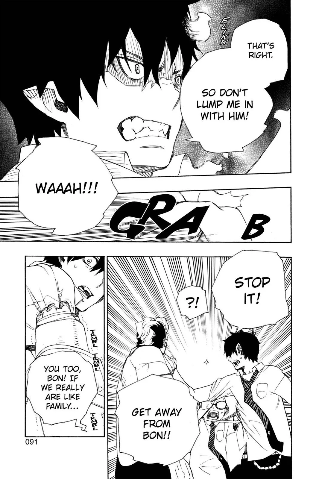 Blue Exorcist, chapter 17, page 37