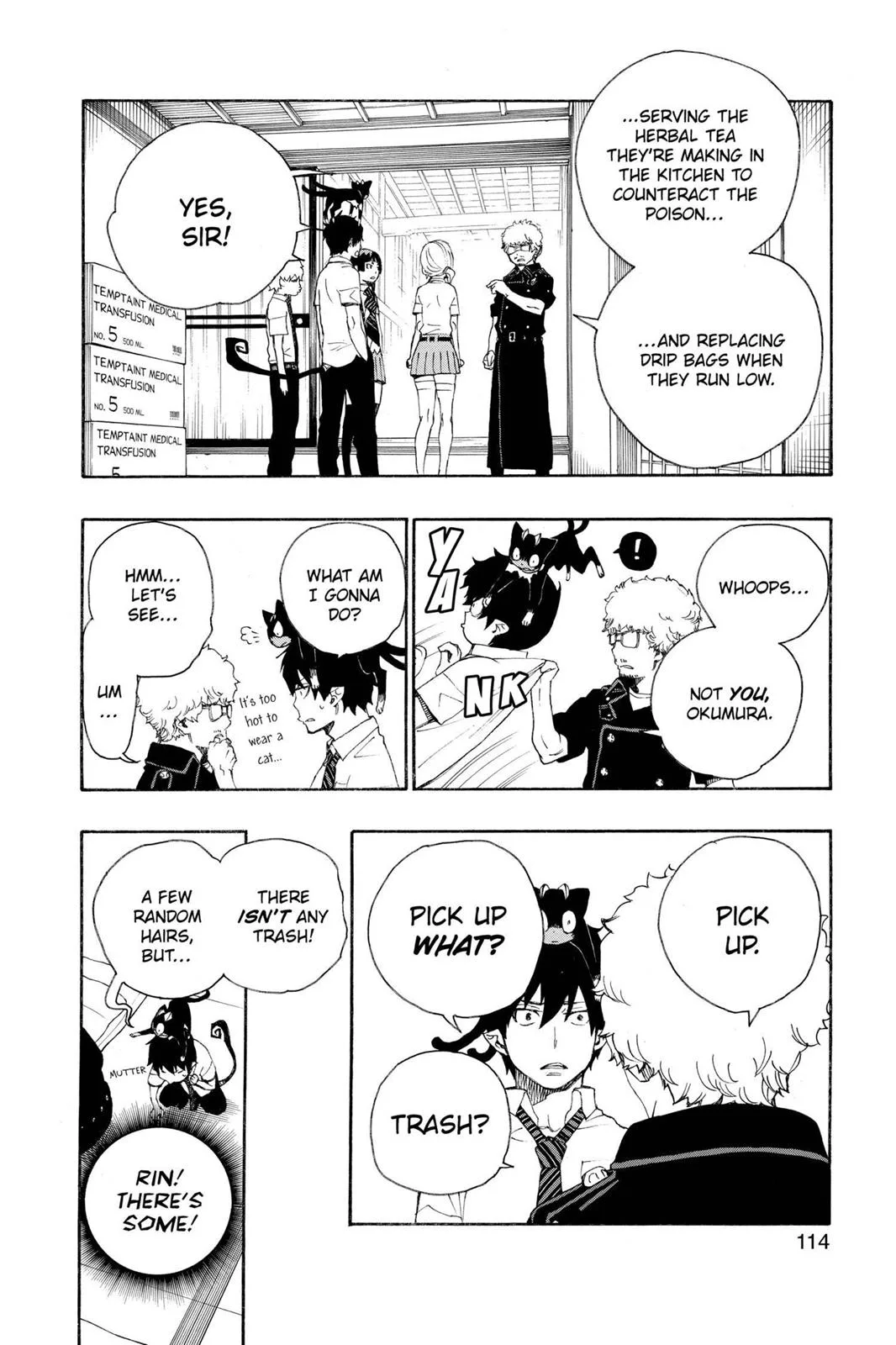 Blue Exorcist, chapter 18, page 14