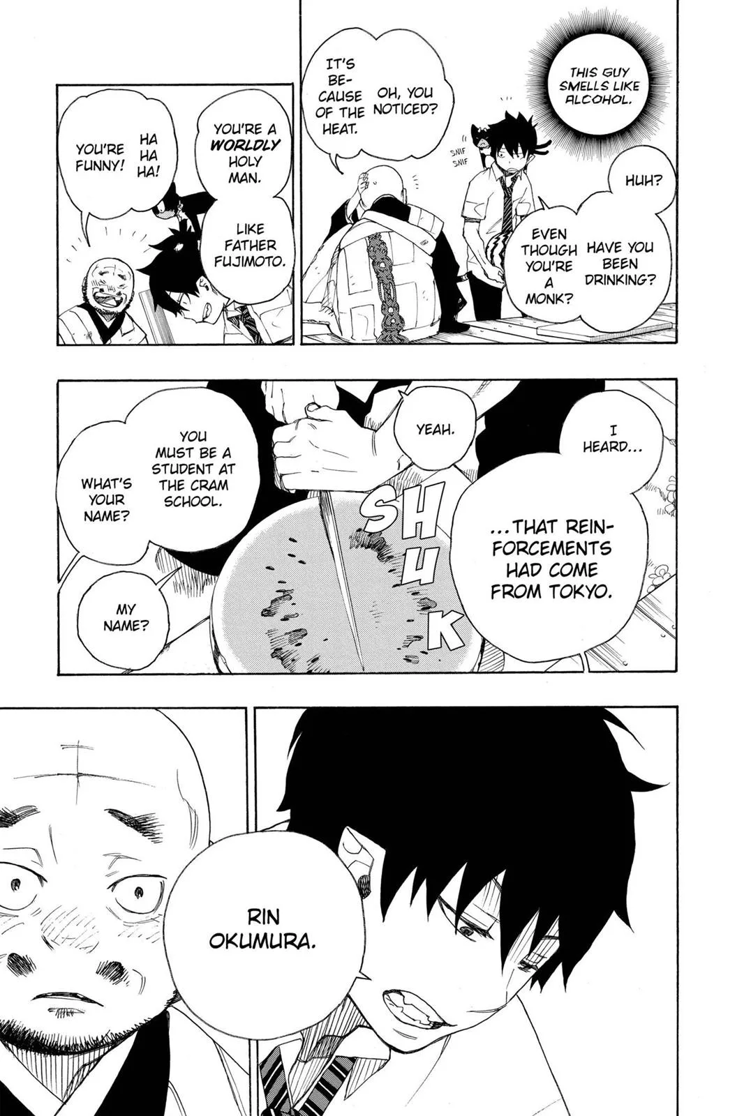 Blue Exorcist, chapter 18, page 17
