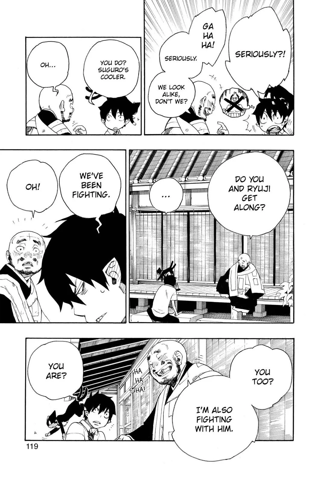 Blue Exorcist, chapter 18, page 19