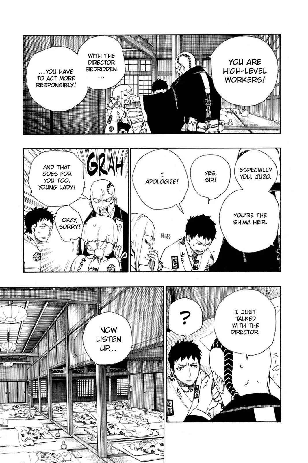 Blue Exorcist, chapter 19, page 9