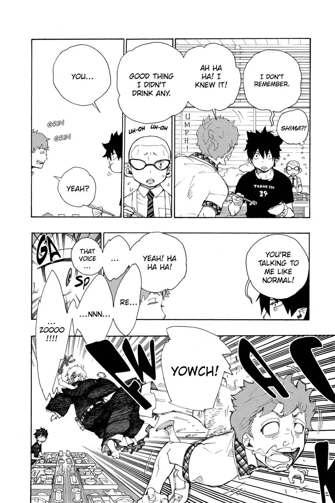 Blue Exorcist, chapter 20, page 11