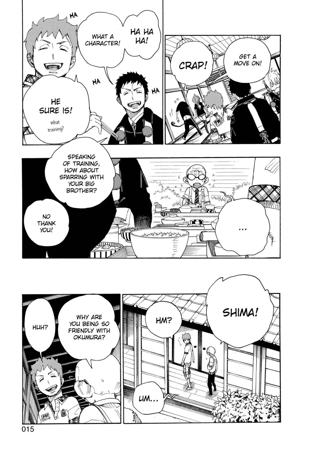 Blue Exorcist, chapter 20, page 16