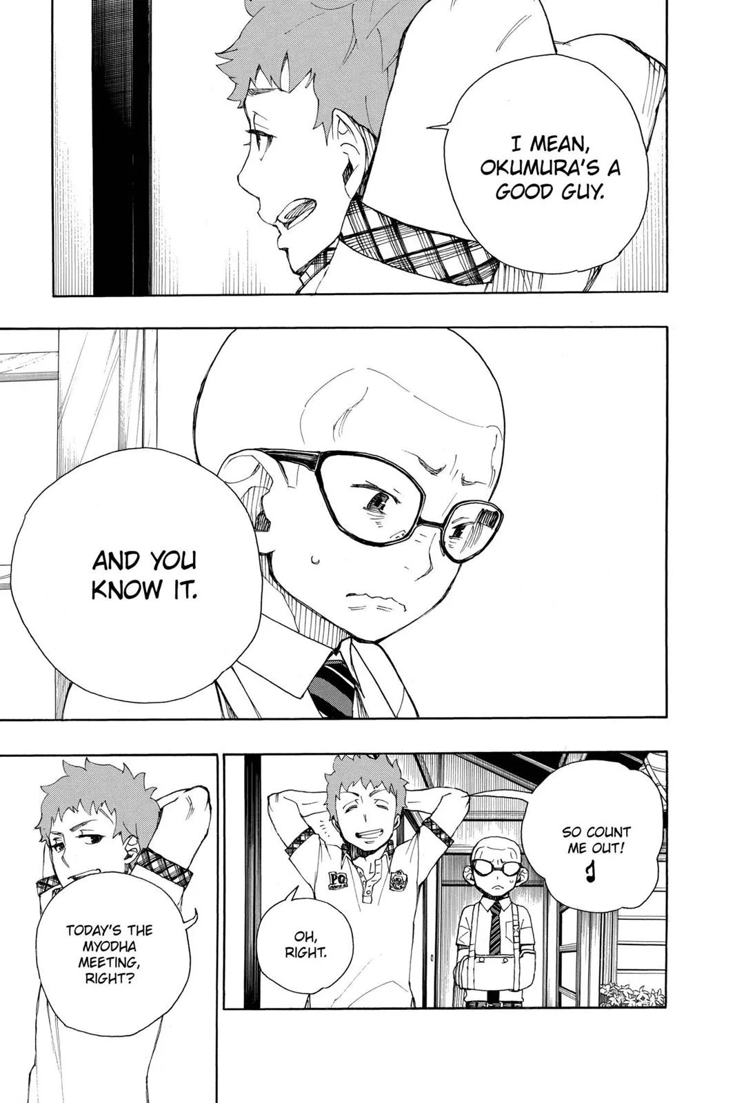 Blue Exorcist, chapter 20, page 18