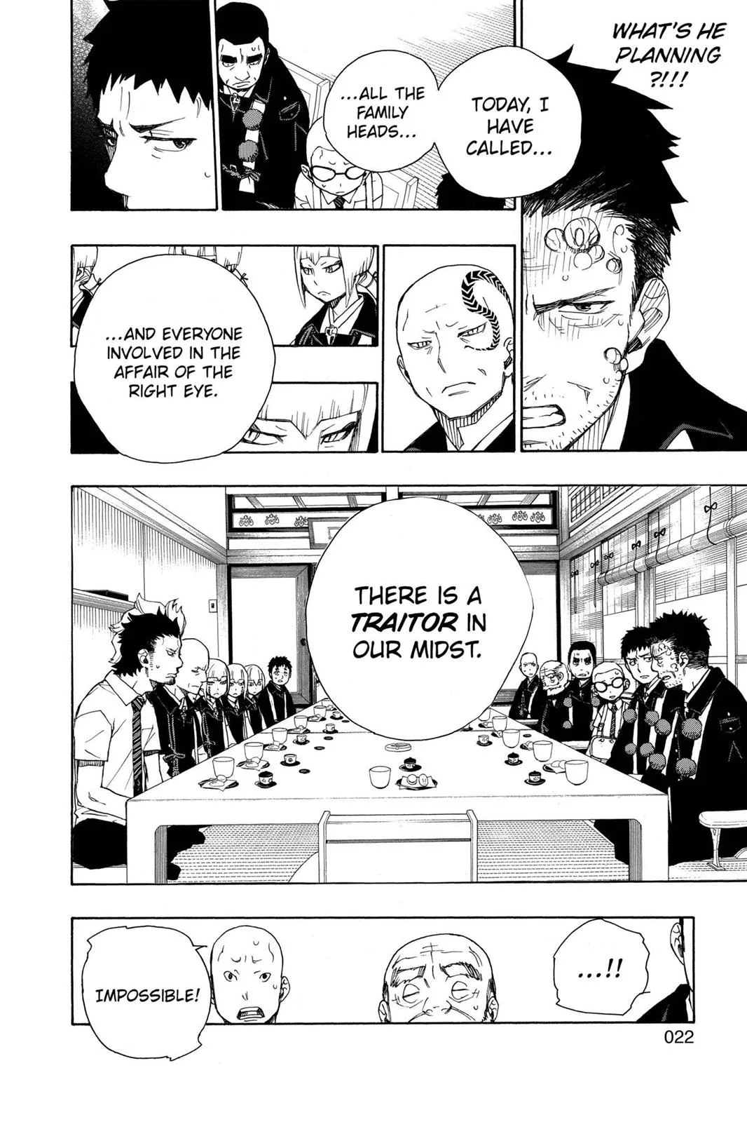 Blue Exorcist, chapter 20, page 22