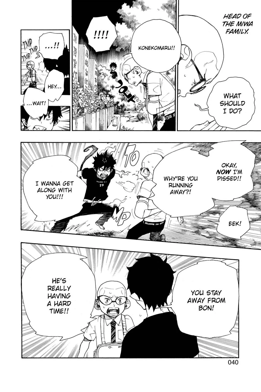 Blue Exorcist, chapter 20, page 40