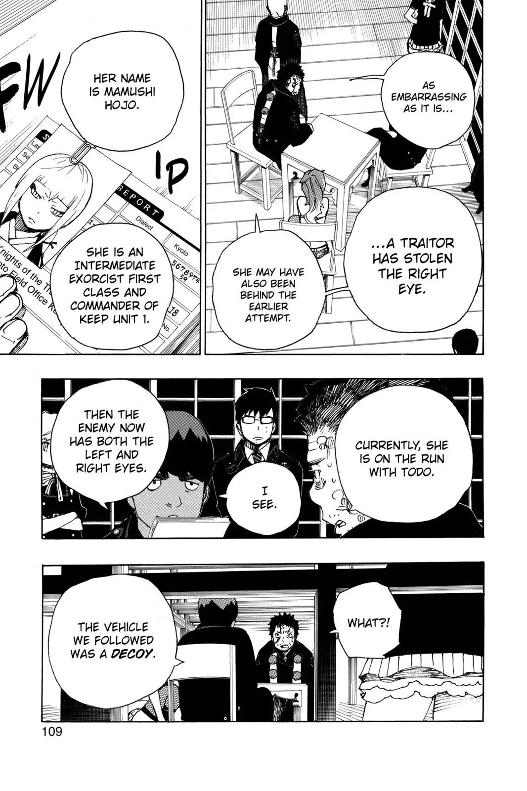 Blue Exorcist, chapter 22, page 27
