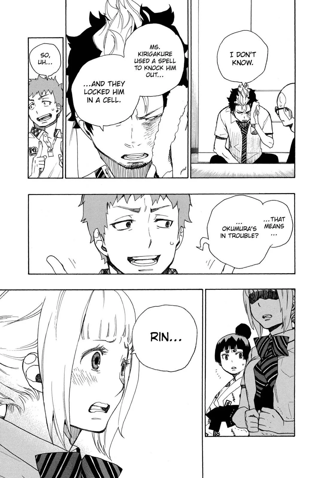 Blue Exorcist, chapter 23, page 9