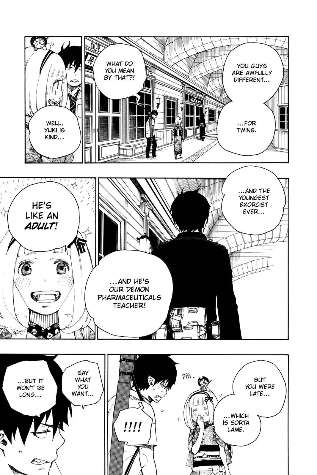 Blue Exorcist, chapter 23.5, page 7