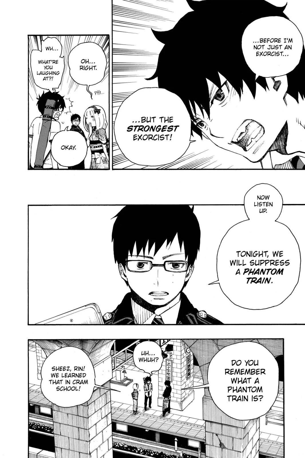 Blue Exorcist, chapter 23.5, page 8