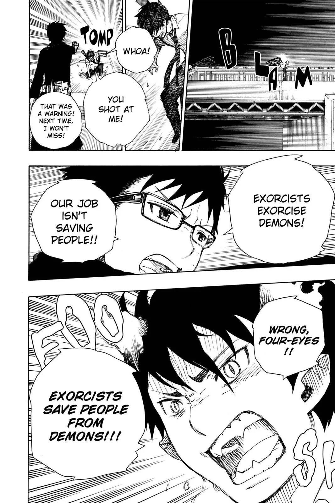 Blue Exorcist, chapter 23.5, page 22