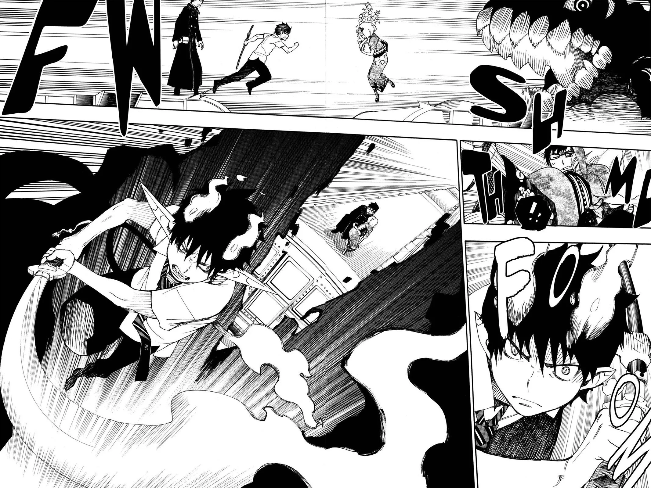 Blue Exorcist, chapter 23.5, page 28