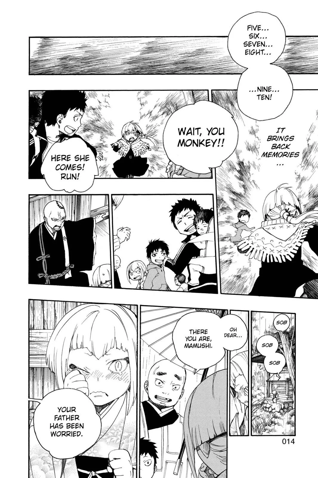 Blue Exorcist, chapter 24, page 14