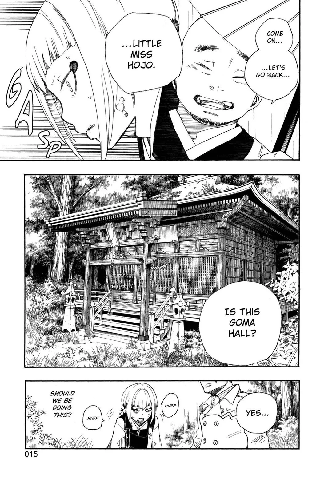 Blue Exorcist, chapter 24, page 15
