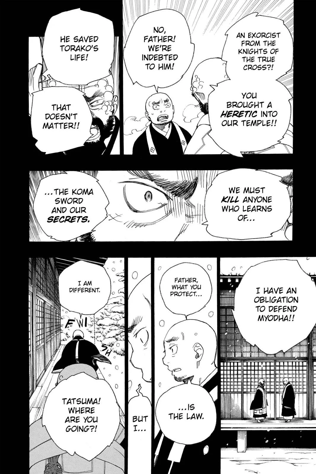 Blue Exorcist, chapter 24, page 34