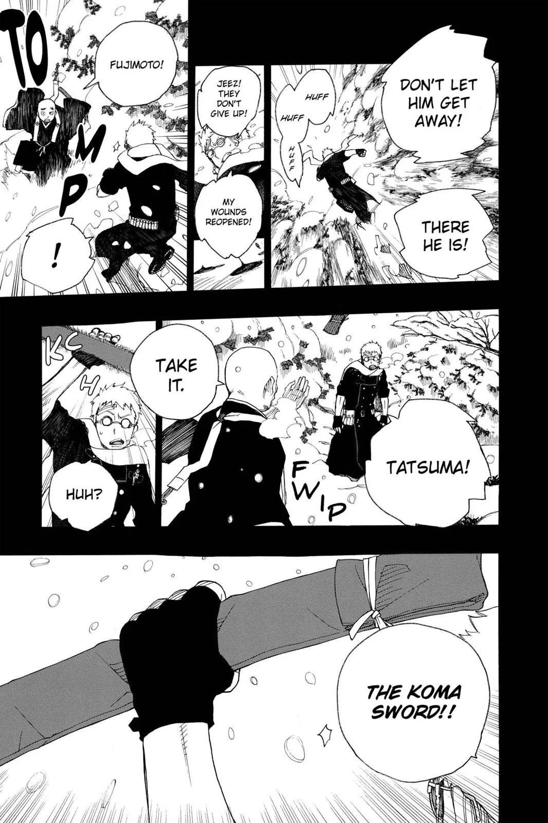 Blue Exorcist, chapter 24, page 35
