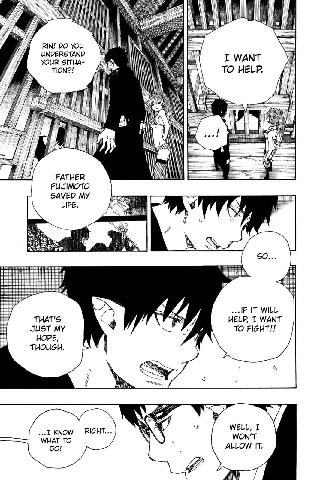 Blue Exorcist, chapter 25, page 32