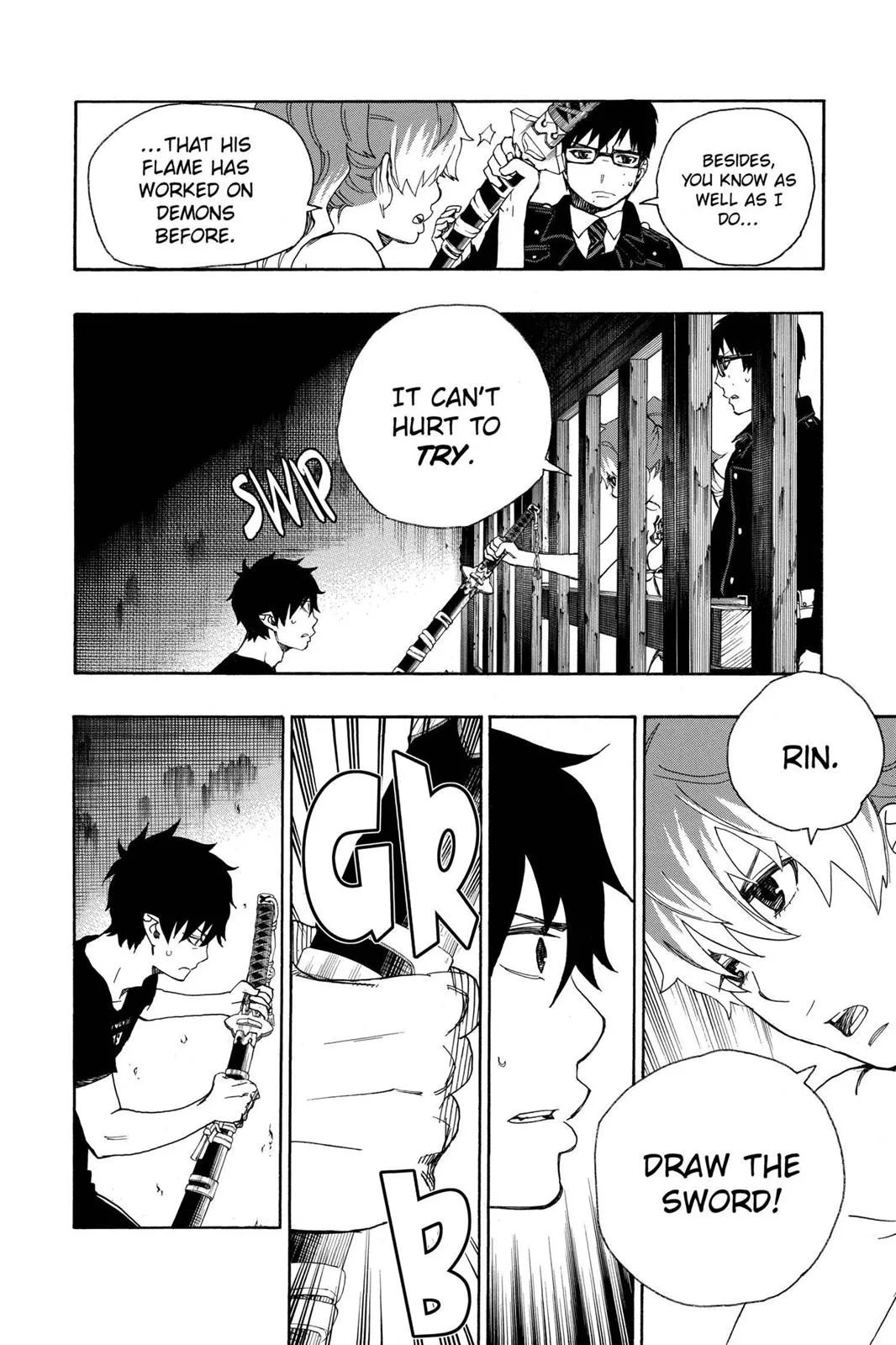 Blue Exorcist, chapter 25, page 35