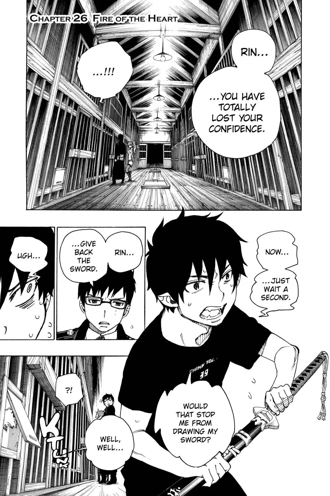 Blue Exorcist, chapter 26, page 1