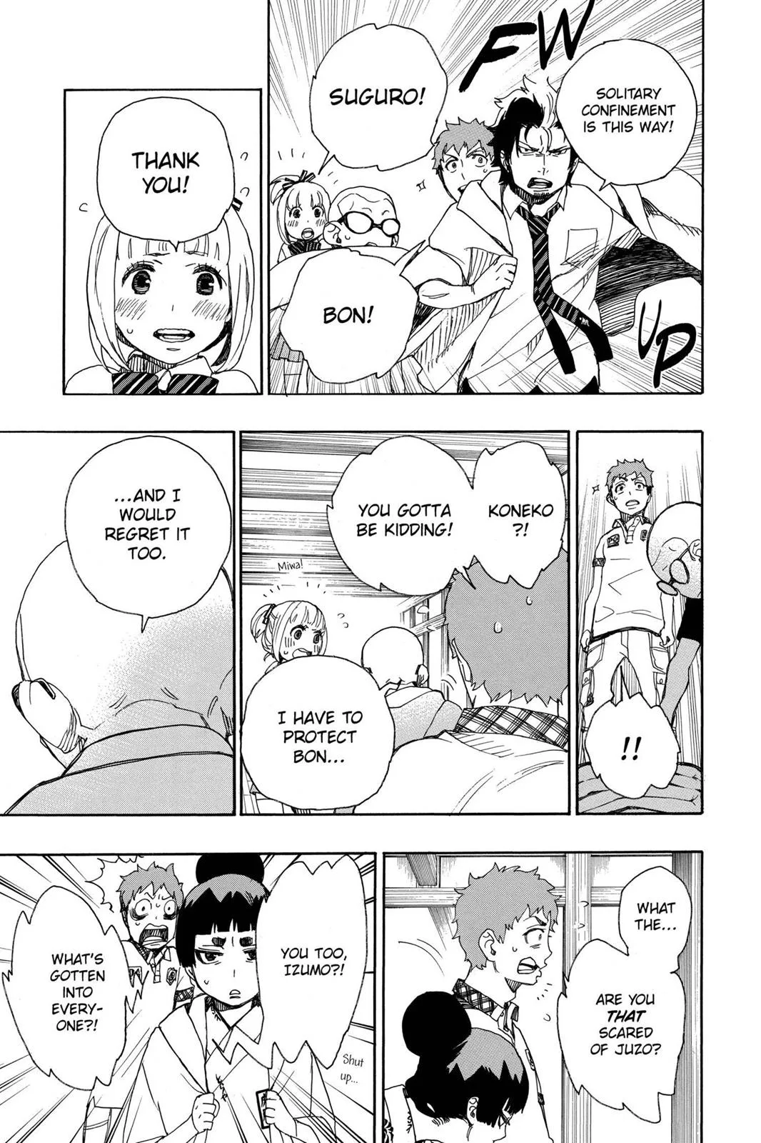 Blue Exorcist, chapter 26, page 19