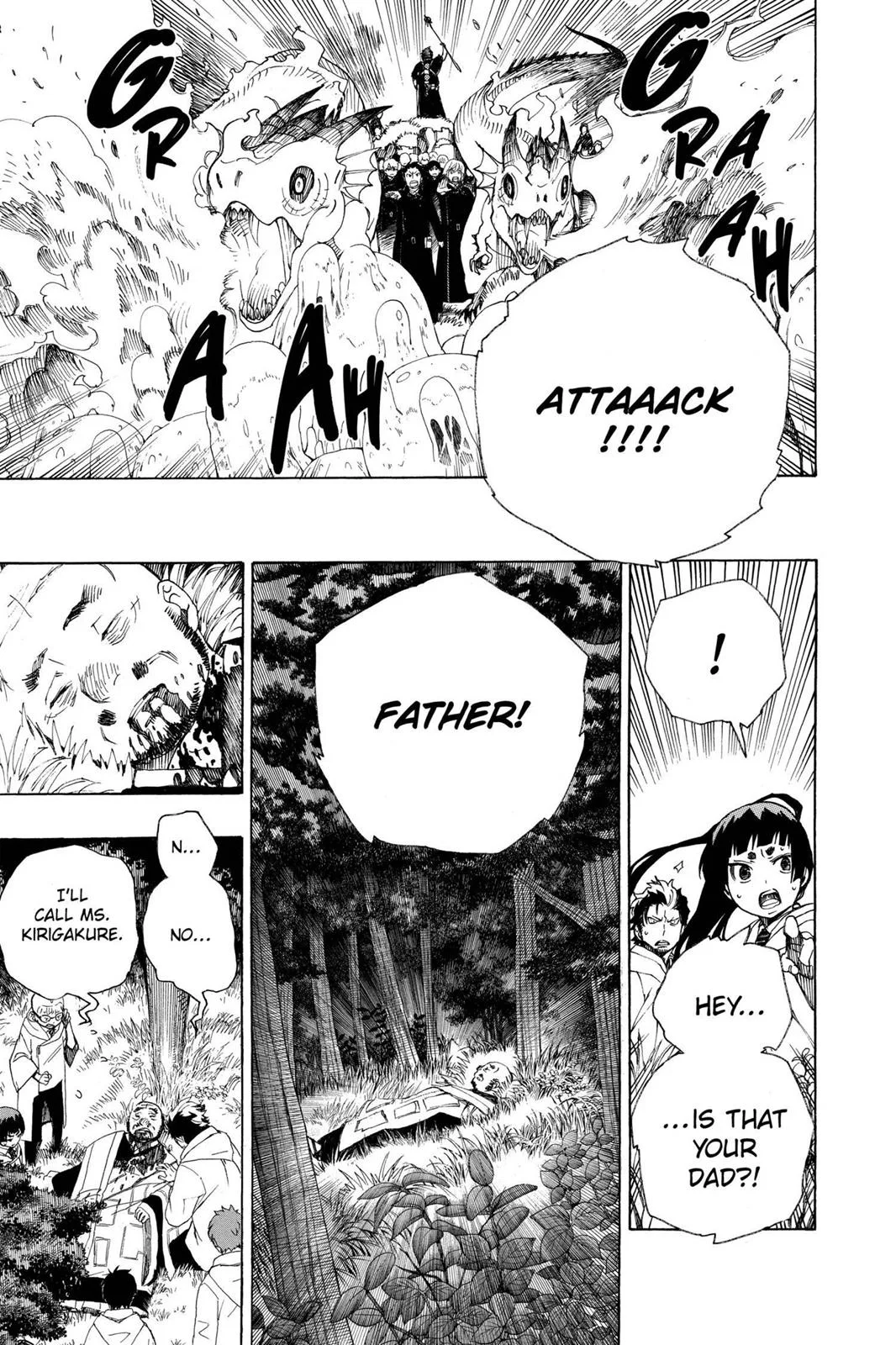 Blue Exorcist, chapter 27, page 12