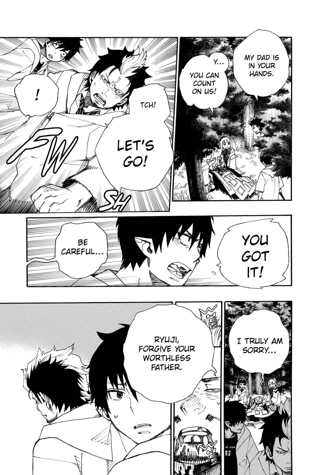 Blue Exorcist, chapter 27, page 34