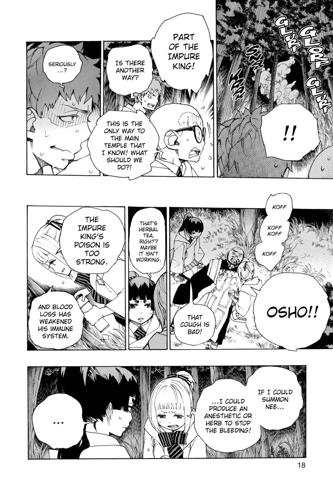 Blue Exorcist, chapter 28, page 18