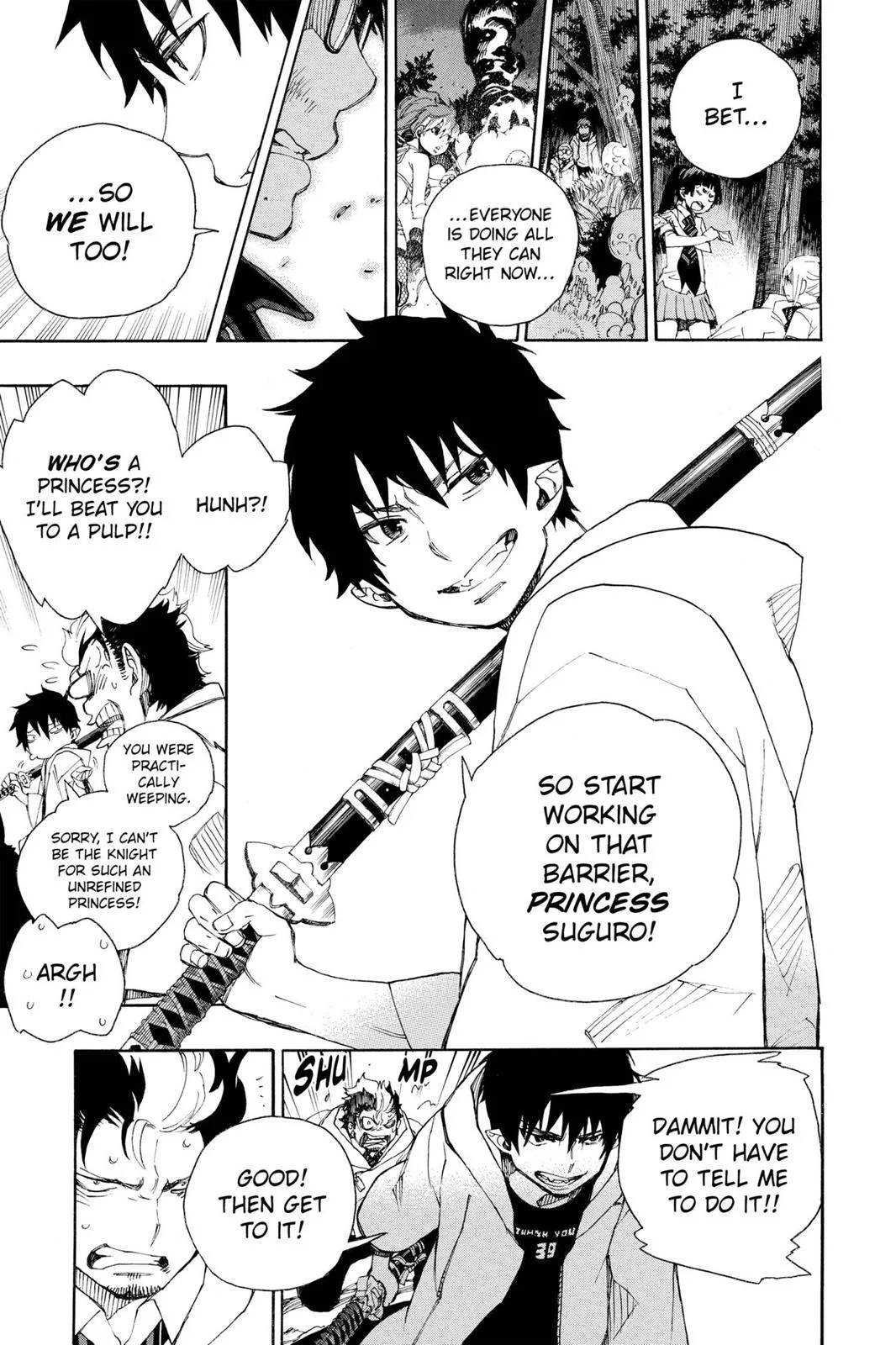 Blue Exorcist, chapter 29, page 7