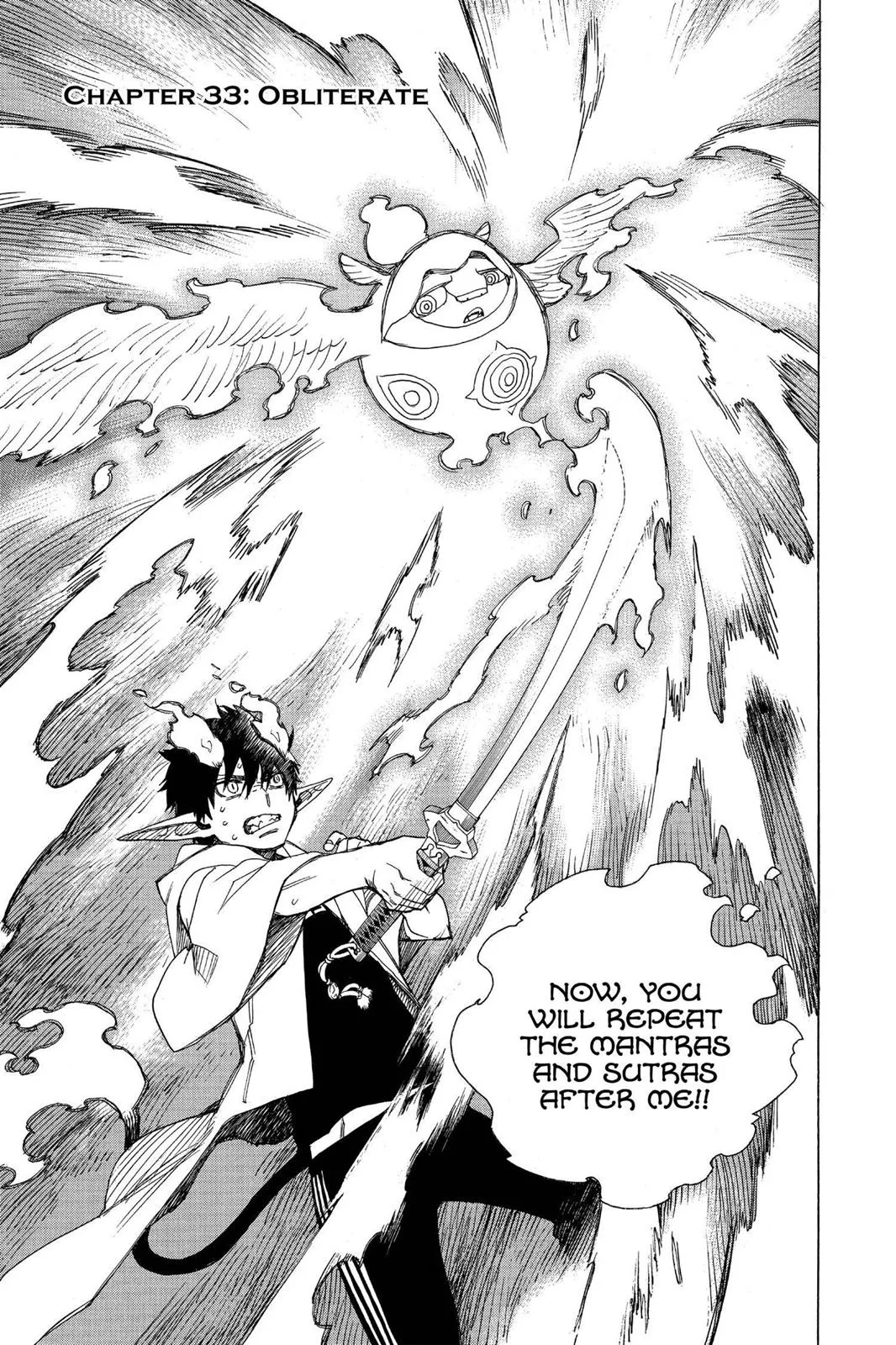 Blue Exorcist, chapter 33, page 8