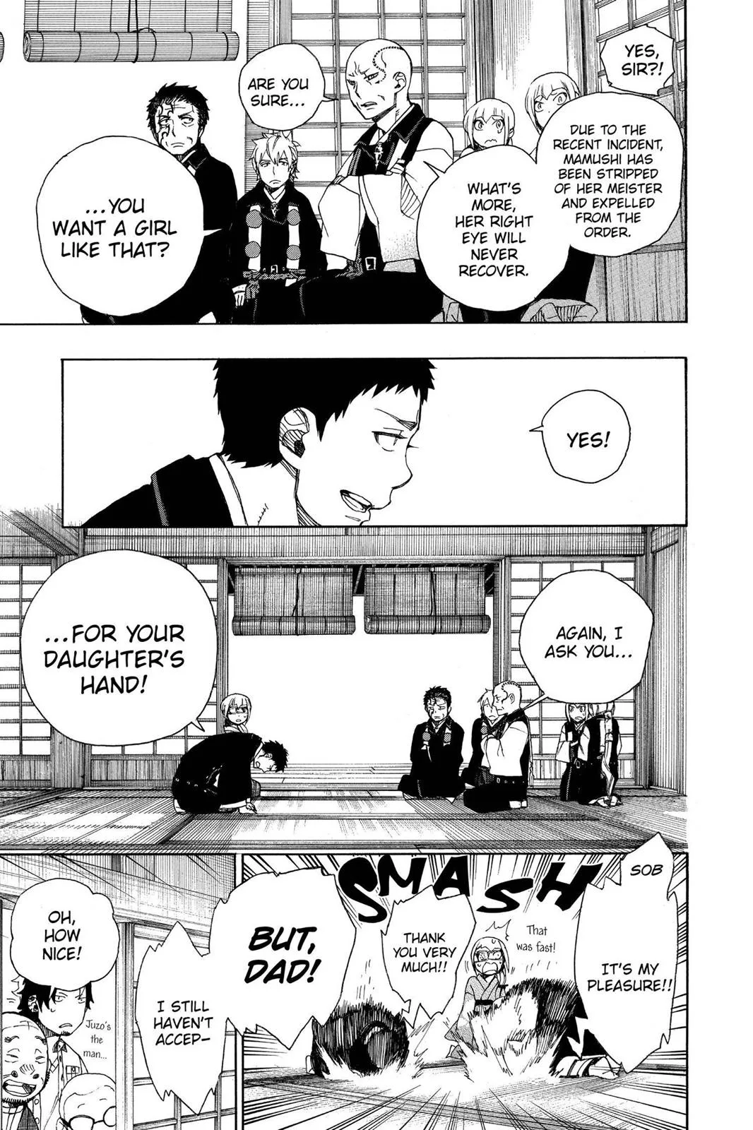 Blue Exorcist, chapter 34, page 27