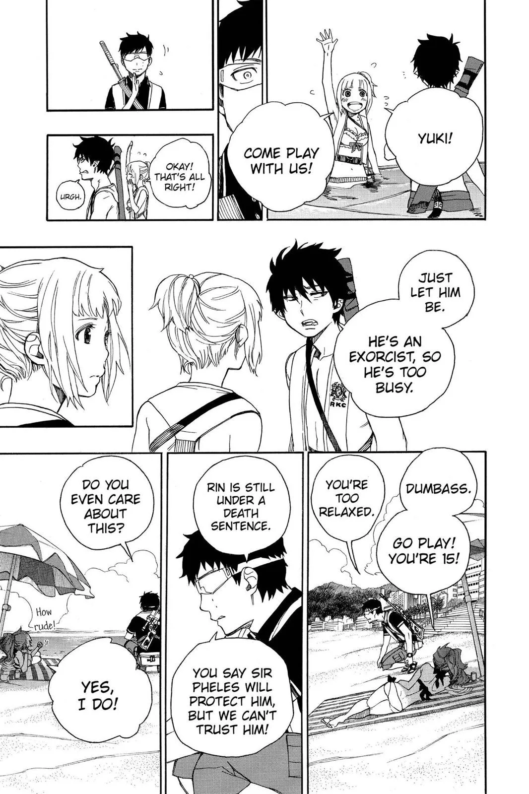 Blue Exorcist, chapter 35, page 19
