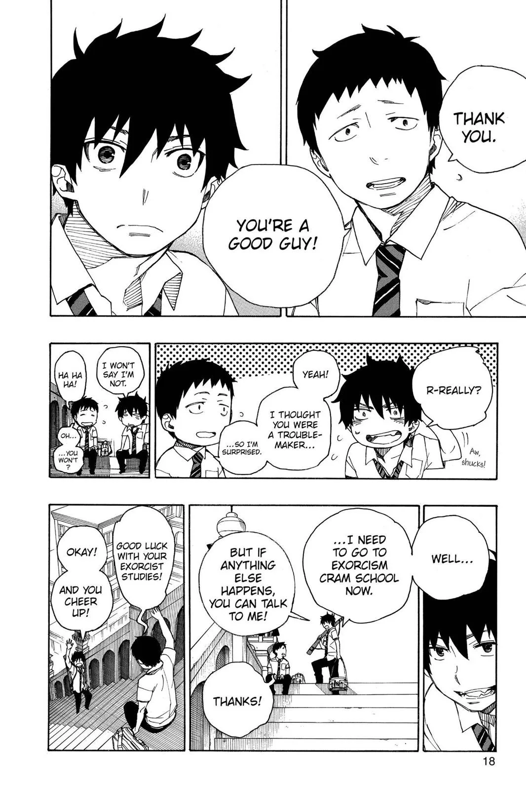 Blue Exorcist, chapter 38, page 19