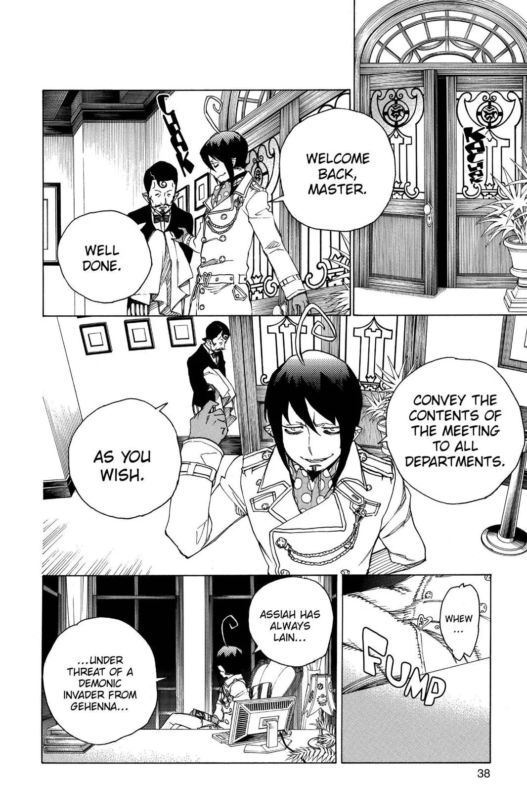 Blue Exorcist, chapter 38, page 39