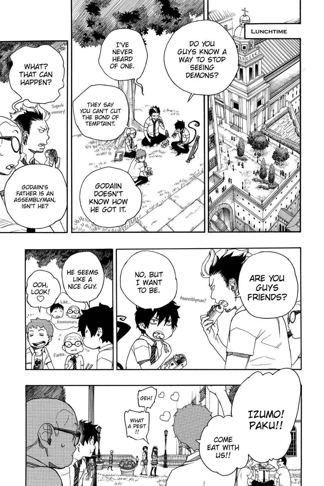 Blue Exorcist, chapter 39, page 9