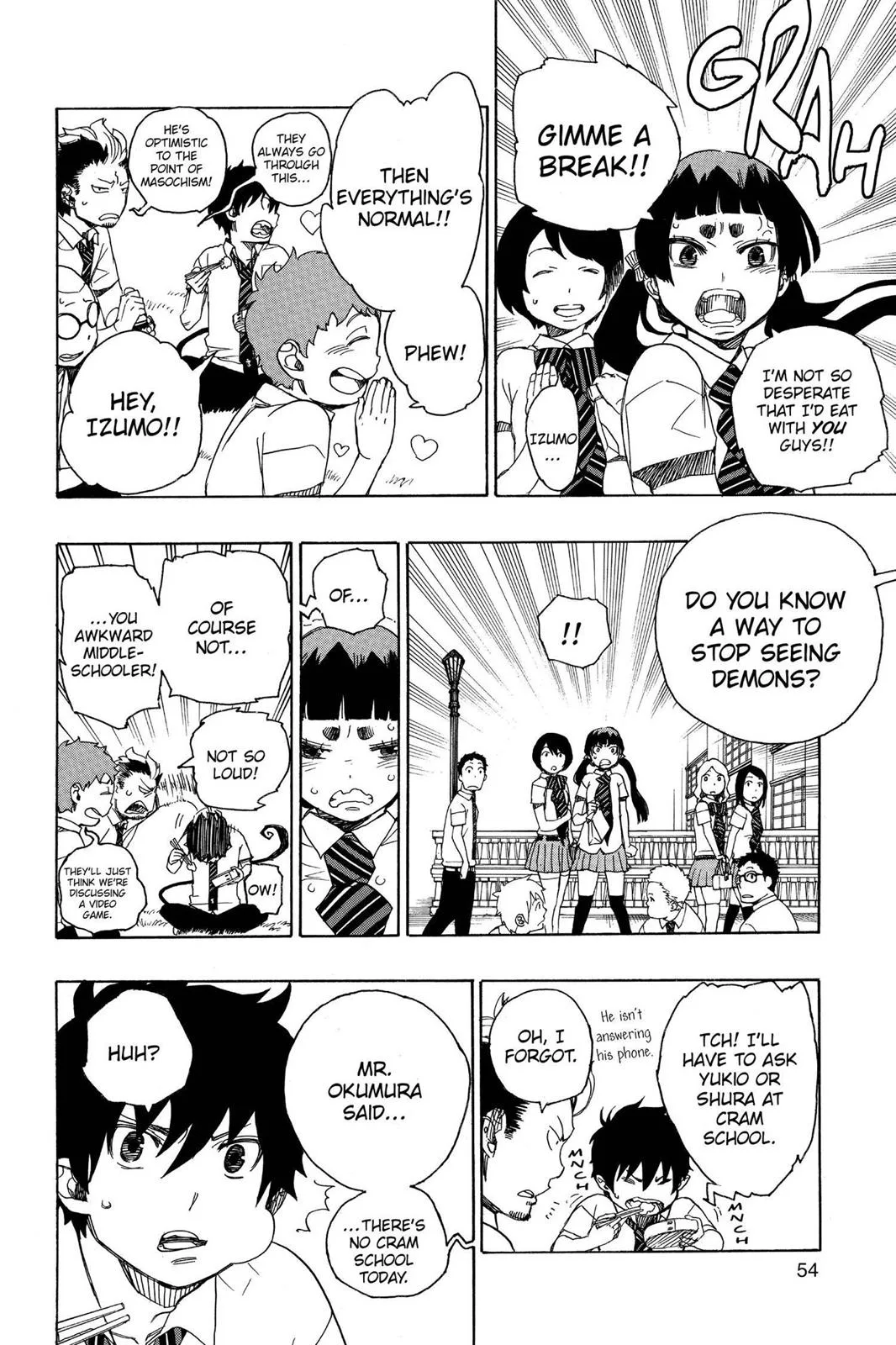 Blue Exorcist, chapter 39, page 10
