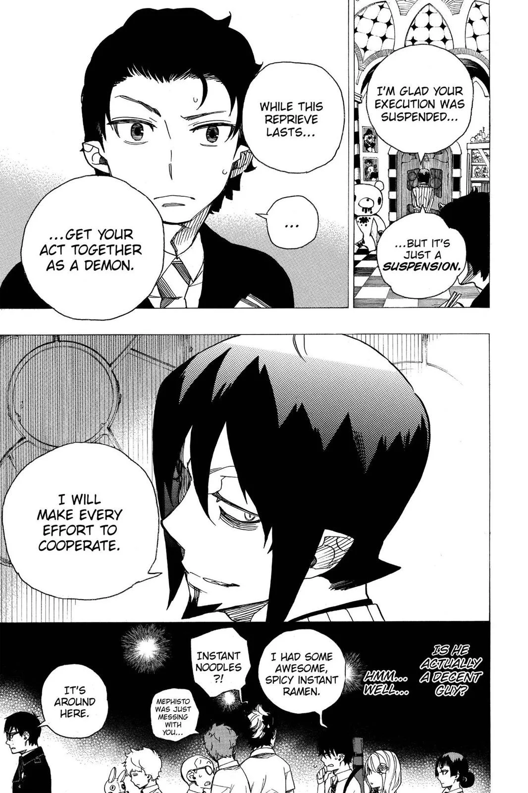 Blue Exorcist, chapter 40, page 9