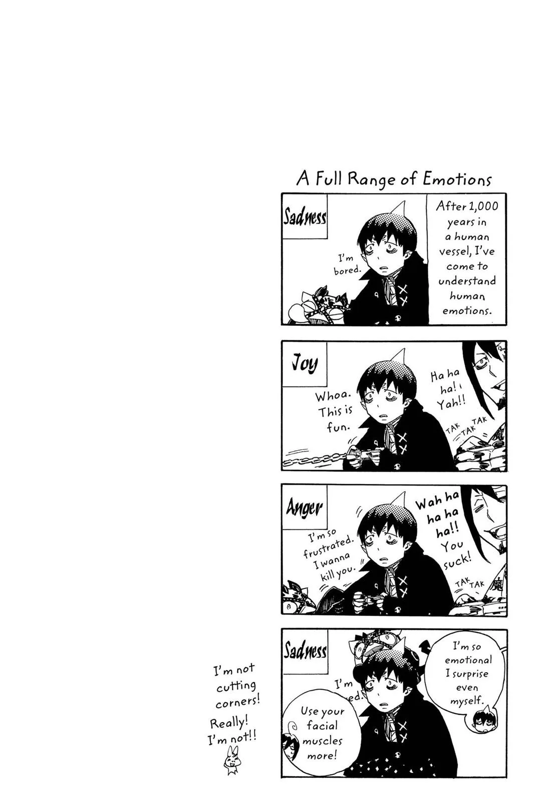 Blue Exorcist, chapter 41.5, page 40