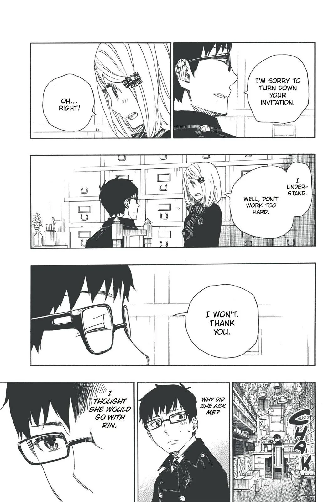 Blue Exorcist, chapter 46, page 17