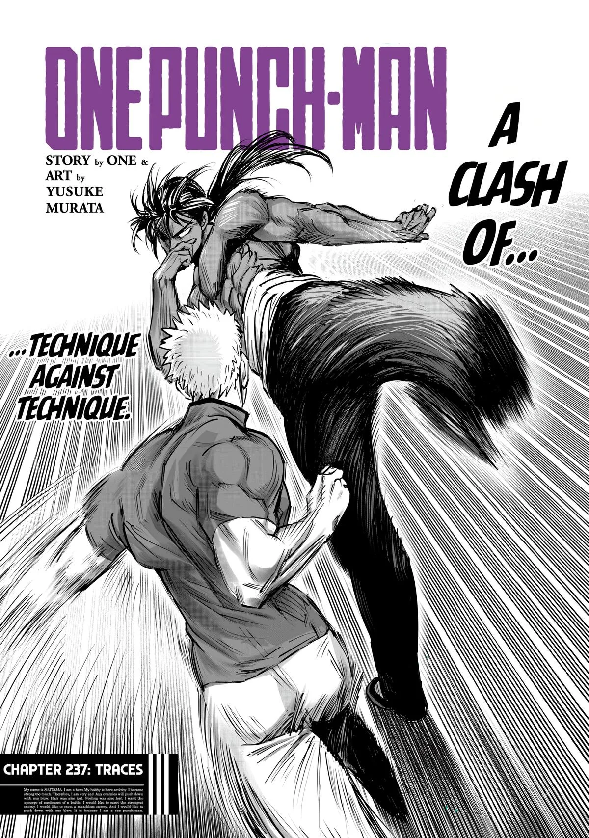 One Punch Man, chapter 237, page 1