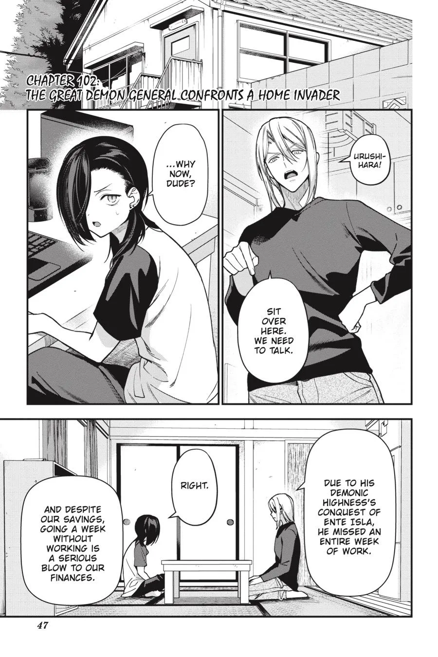 The Devil is a Part-Timer!, chapter 102, page 1