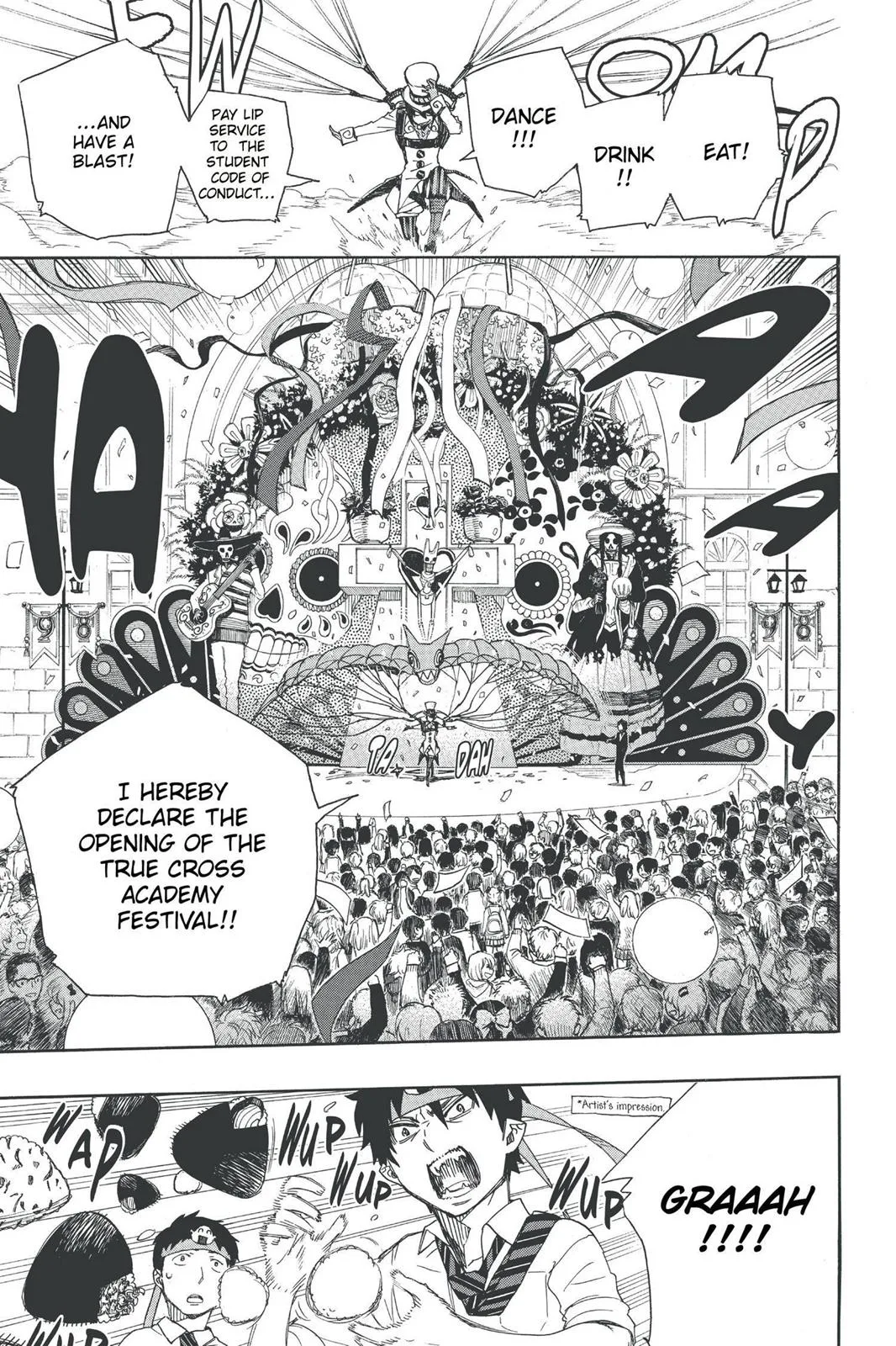Blue Exorcist, chapter 47, page 15