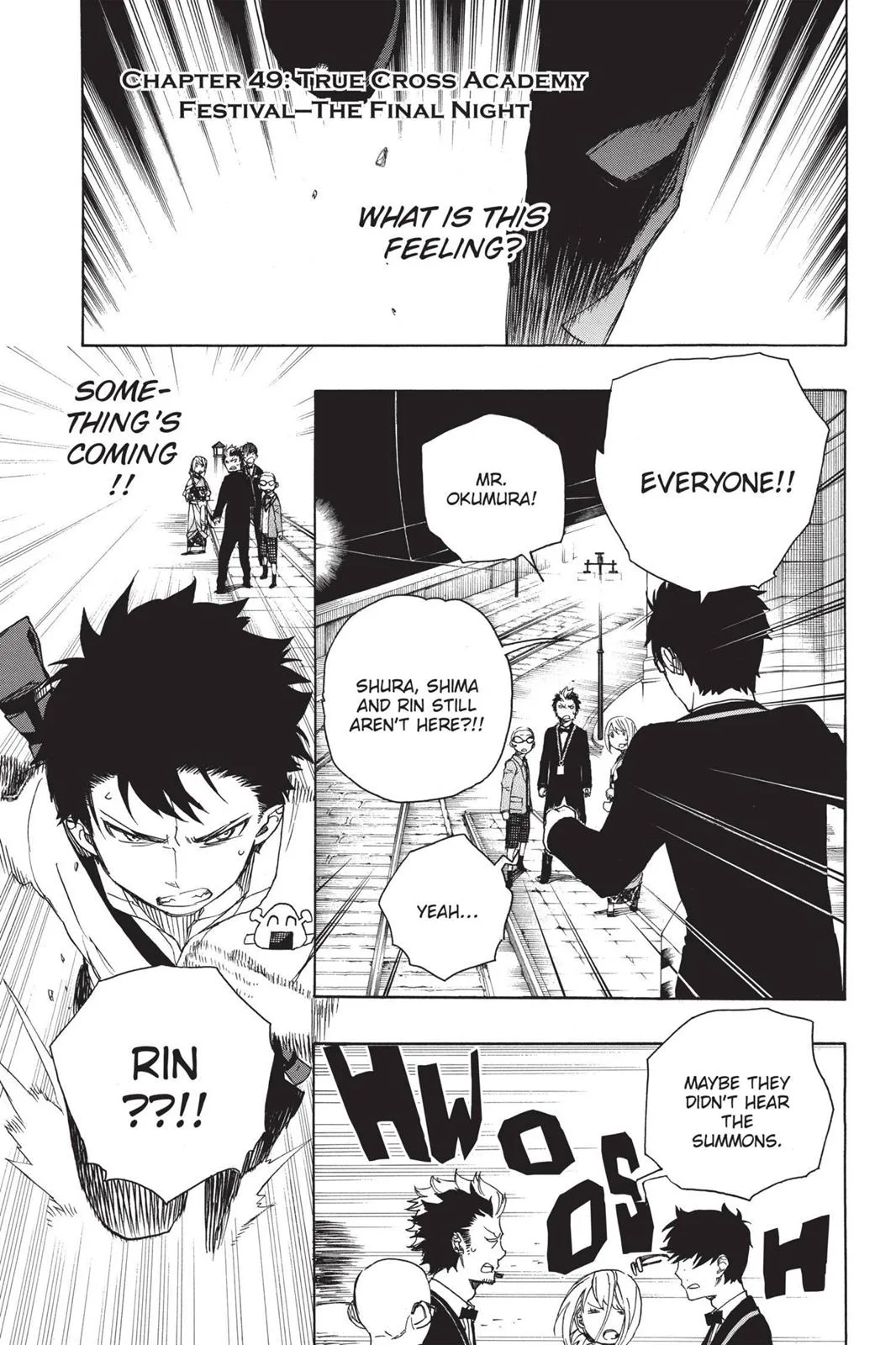 Blue Exorcist, chapter 49, page 1